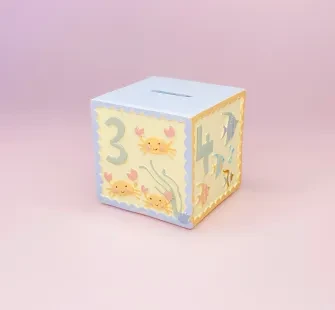 Sea cube money box