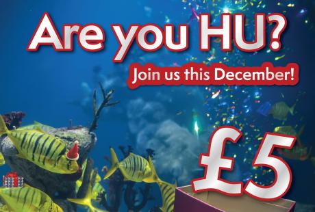 Are you HU? Join us this December! £5 single visit.